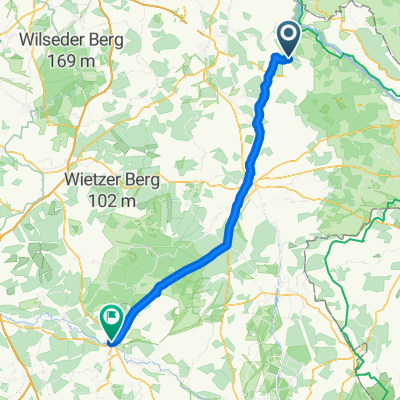 Kettelberg, Dahlenburg to Schuhstraße, Celle