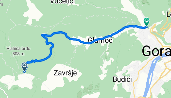 NASTAVAK RUTE Goražde-Glamoč-Mirvići (Kahva)-Berič-Goražde