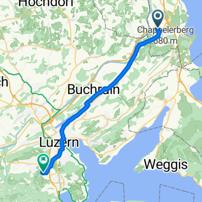 Riedstrasse nach Himmelrichstrasse