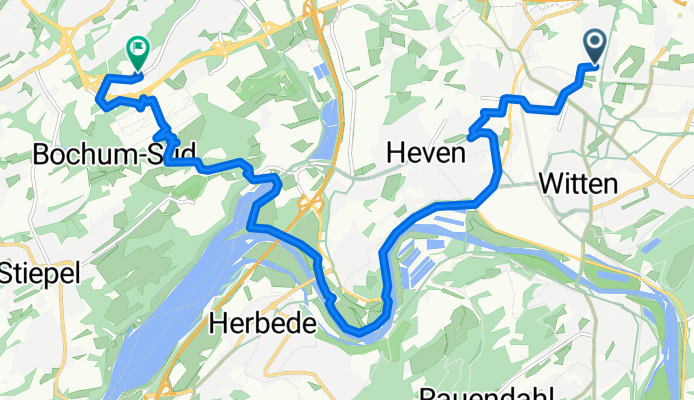Rheinischer Esel, Witten nach Vormholzstraße, Bochum