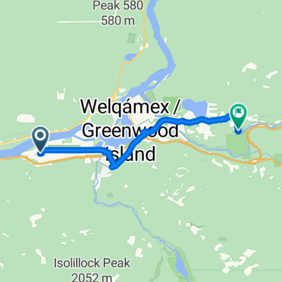 Route to Othello Tunnels