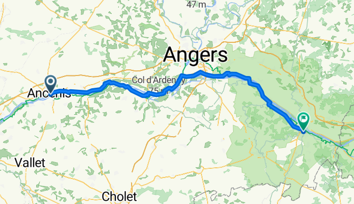 Von Ancenis-Saint-Géréon bis Saumur