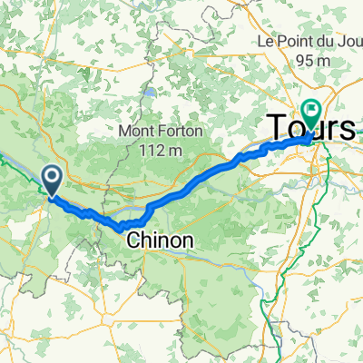 Von Saumur bis Tours