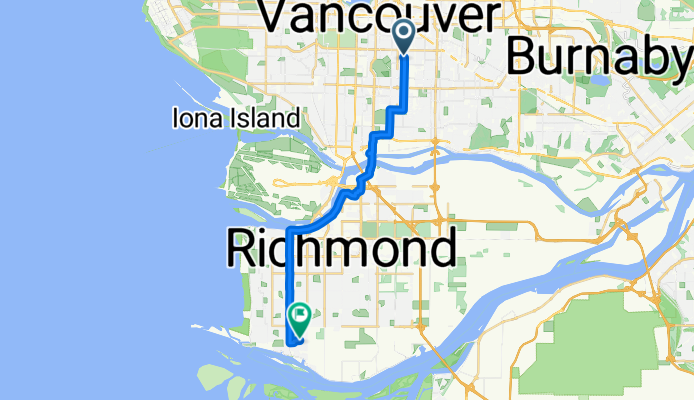 John St, Vancouver to Kittiwake Dr, Richmond