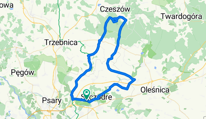 Trzebnicka, Domaszczyn do Trzebnicka, Domaszczyn