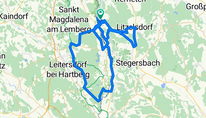 Siedlungsweg nach Siedlungsweg