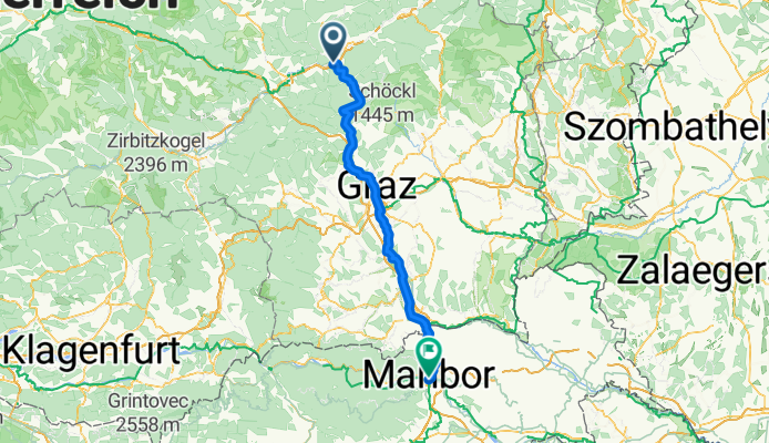 From Bruck an der Mur to Maribor