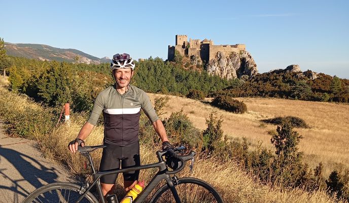 Photo 1 of the Bikemap route "ASCENSO AL CASTILLO DE LOARRE (por Ayerbe)"