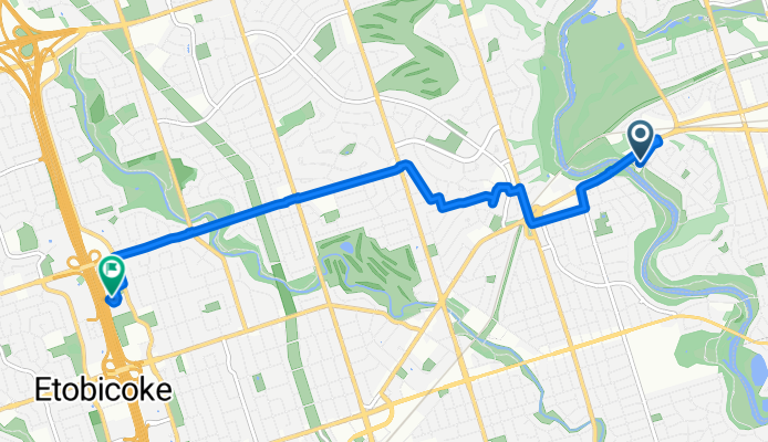 Humber River Recreational Trail to Capri Road