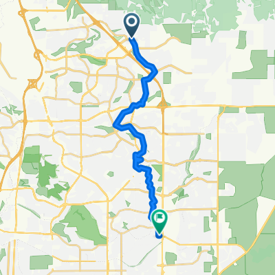 Route in Colorado Springs