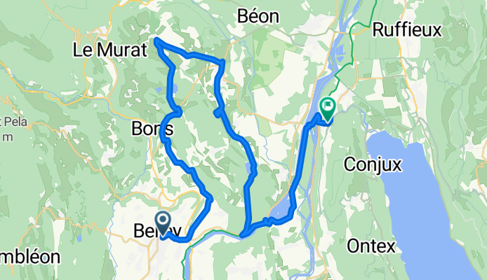 Belley - Chanaz option longue - 2-Belley - Chanaz long option