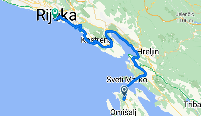 From Omišalj to Rijeka