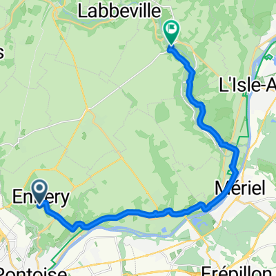 Route de Pontoise, Ennery à Rue Jules Chardon, Nesles-la-Vallée