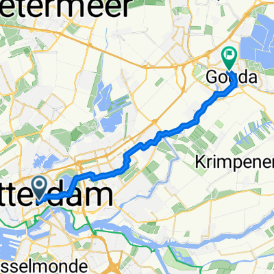 Rodezand, Rotterdam to Stationsplein, Gouda