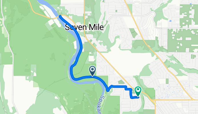 Alw Trails, Spokane to SR-291, Spokane