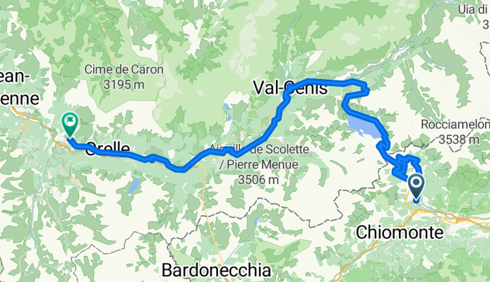 Via Roma, Venaus to Route de la Buffaz, Saint-Michel-de-Maurienne