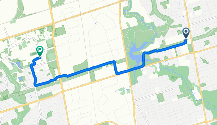 Kenton Dr, Toronto to Ian Macdonald Blvd, Toronto