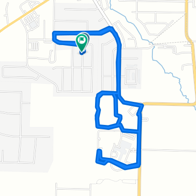 S Amber Dawn Ave, Farmington to S Amber Dawn Ave, Farmington