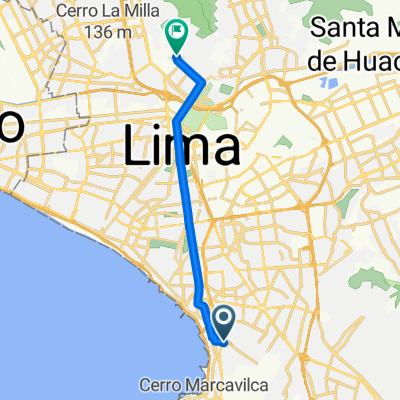 De Luna Pizarro a Avenida Prolongación Alcázar