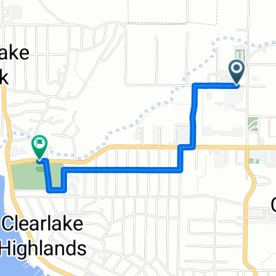 Burns Valley Rd, Clearlake to Olympic Dr, Clearlake