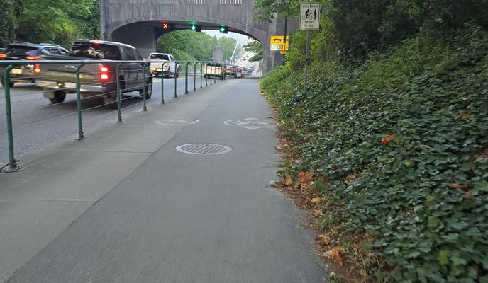 Foto 1 der Bikemap-Route "WB W Georgia St @ Denman St to Bayshore Drive"