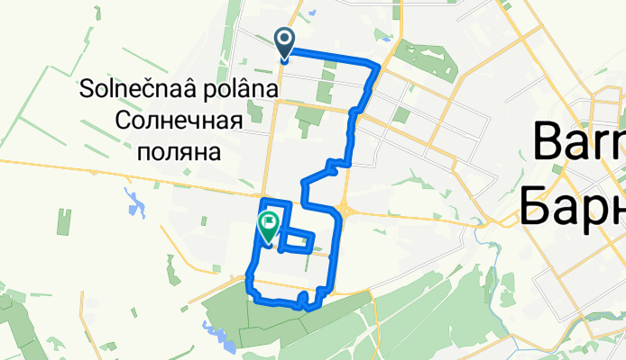 улица Георгия Исакова, Барнаул до Балтийская улица, Барнаул