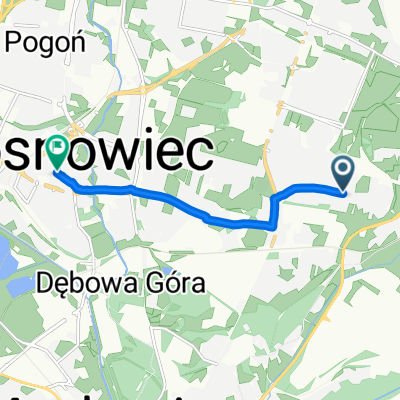 Józefa Ignacego Kraszewskiego do Modrzejowska