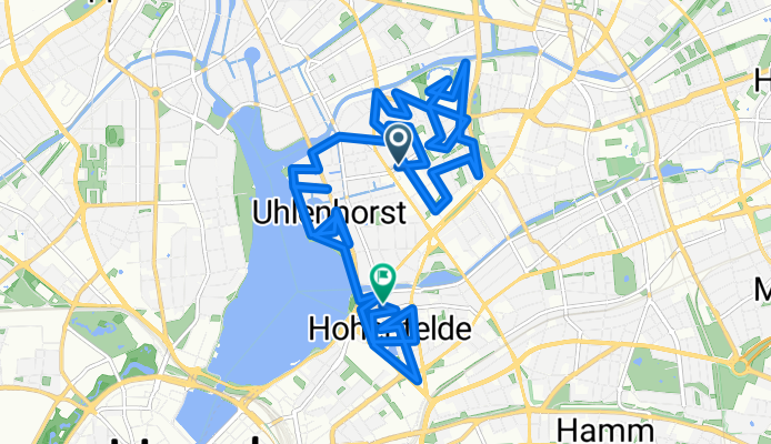 Beethovenstraße, Hamburg nach Papenhuder Straße, Hamburg