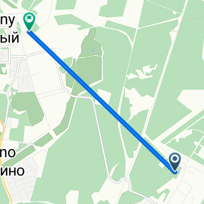 От Поворотная улица до улица Лермонтова 1а