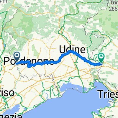 Percorso per Gorizia