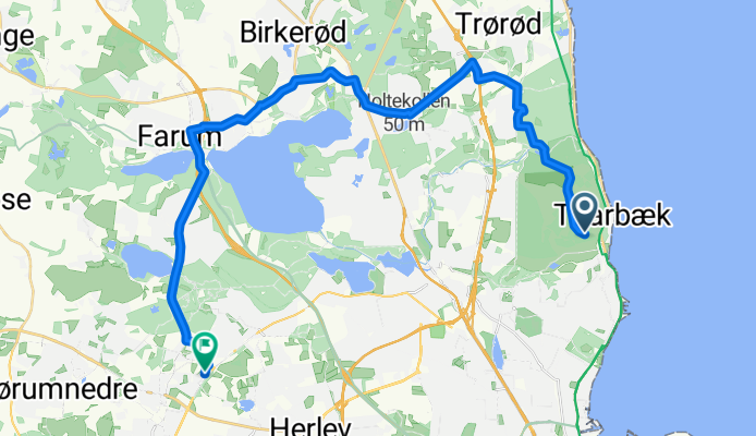 Klampenborg to Digterparken, Ballerup