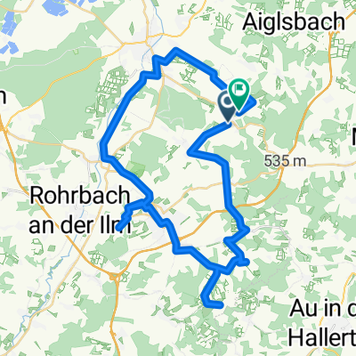 Ziegeleistraße, Geisenfeld nach Bergstraße, Geisenfeld