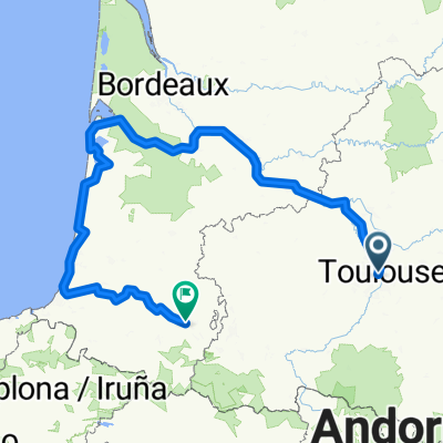 From Toulouse to Saint-Martin-de-Seignanx