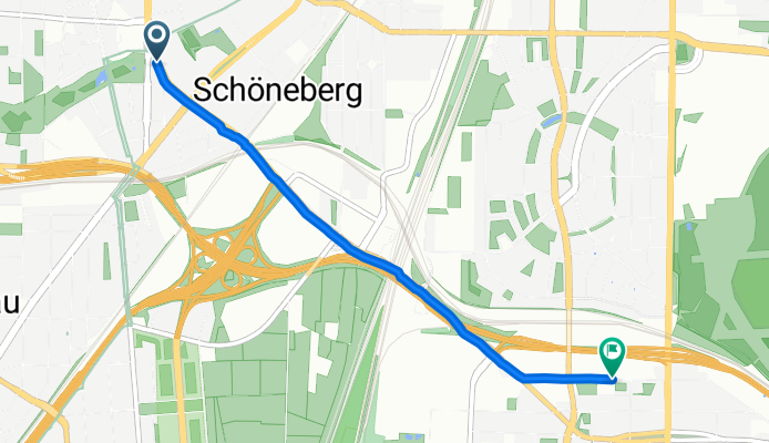 Am Rathaus, Berlin nach Ringbahnstraße, Berlin