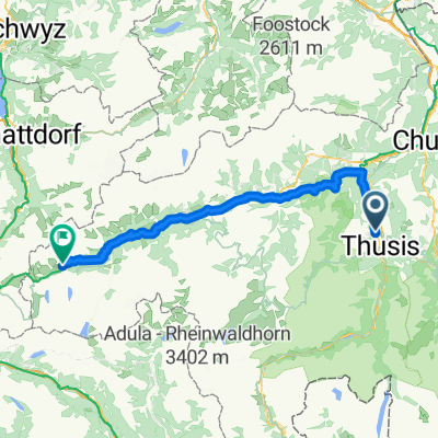Alpenrunde Teil 15: Cazis - Dieni