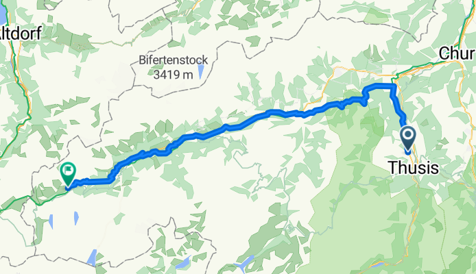 Alpenrunde Teil 15: Cazis - Dieni