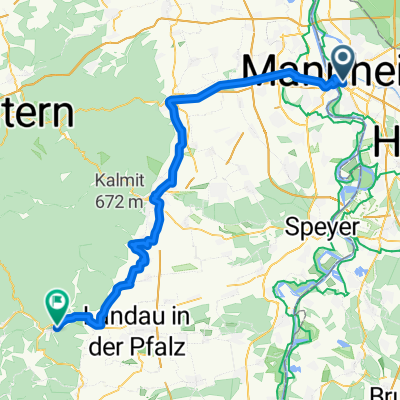 Ludwigshafen am Rhein - Annweiler am Trifels