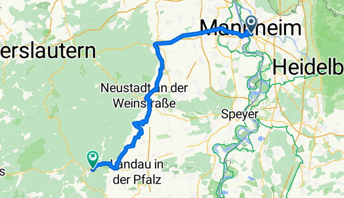 Ludwigshafen am Rhein - Annweiler am Trifels
