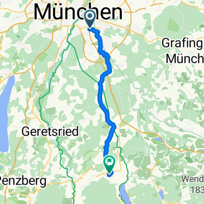 Schreivoglstraße, Munich to Tegernseer Straße, Waakirchen