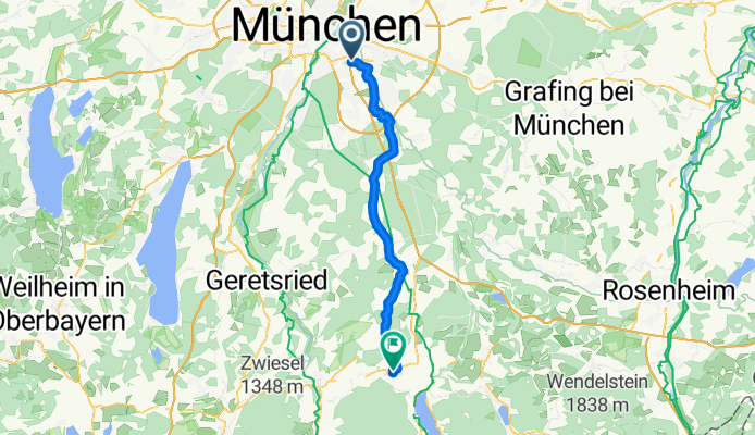 Schreivoglstraße, Munich to Tegernseer Straße, Waakirchen