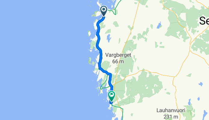 Rantatie, Korsnäs nach Kristiinankaupunki