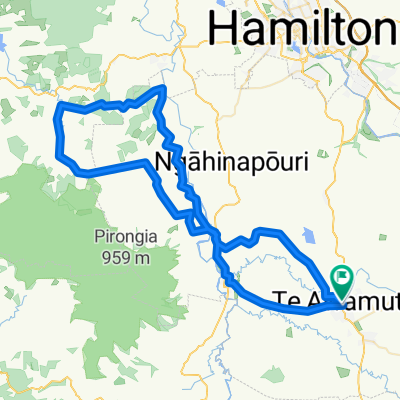 Route in Te Awamutu