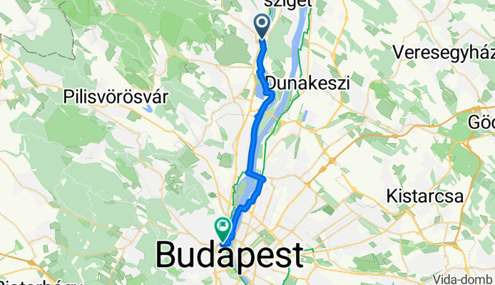Dumtsa Jenő utca, Szentendre - Erőd utca, Budapest