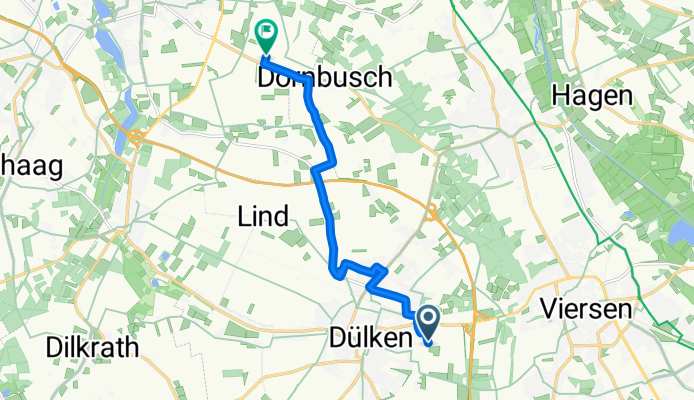 Heesstraße, Viersen nach Bocholt, Nettetal