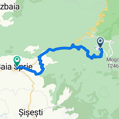 Route from Baia Sprie