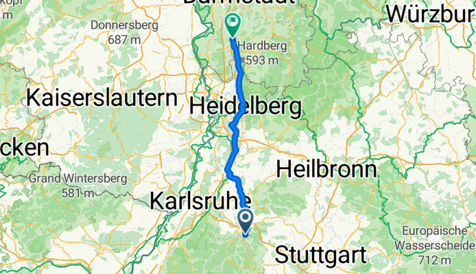 Pforzheim - Bensheim
