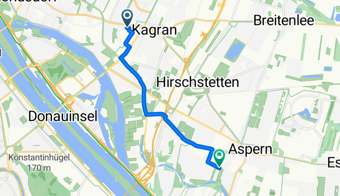 Donaufelder Straße nach Bergengasse