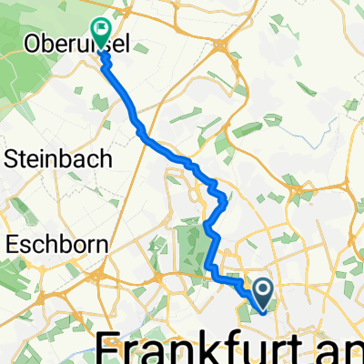Grüneburgweg nach Oberursel Taunus)