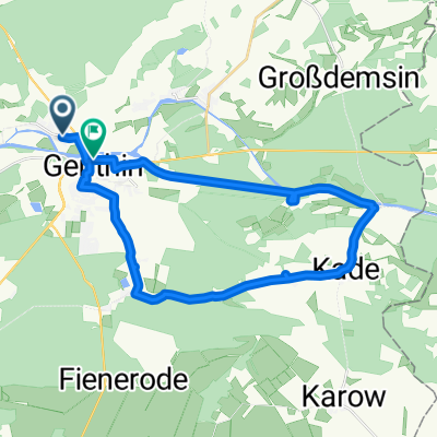 Altenplathower Straße nach Bergzower Straße