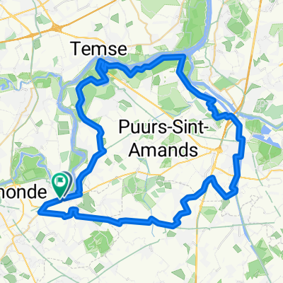 51.028, 4.176 naar 51.028, 4.176